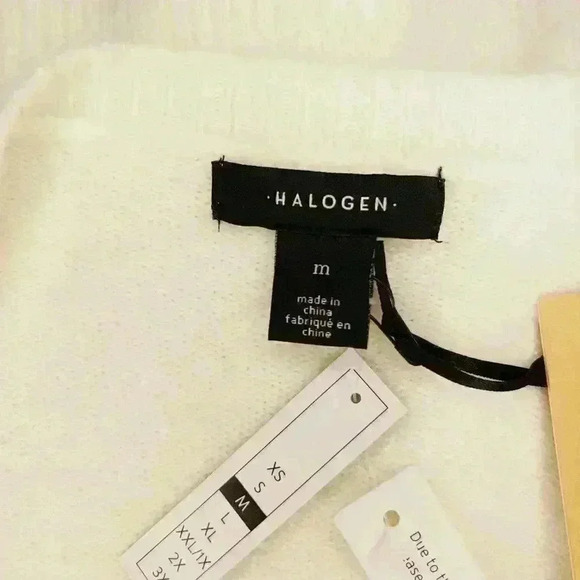 𝅺HALOGEN Multicolor Sequin Crew Neck Sweater M - Picture 7 of 8